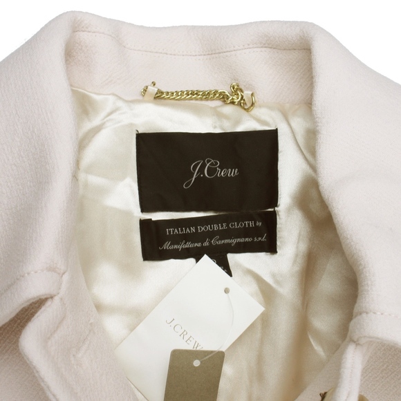 New JCREW Classic Lady Day Coat Double-Cloth Wool - Picture 4 of 4